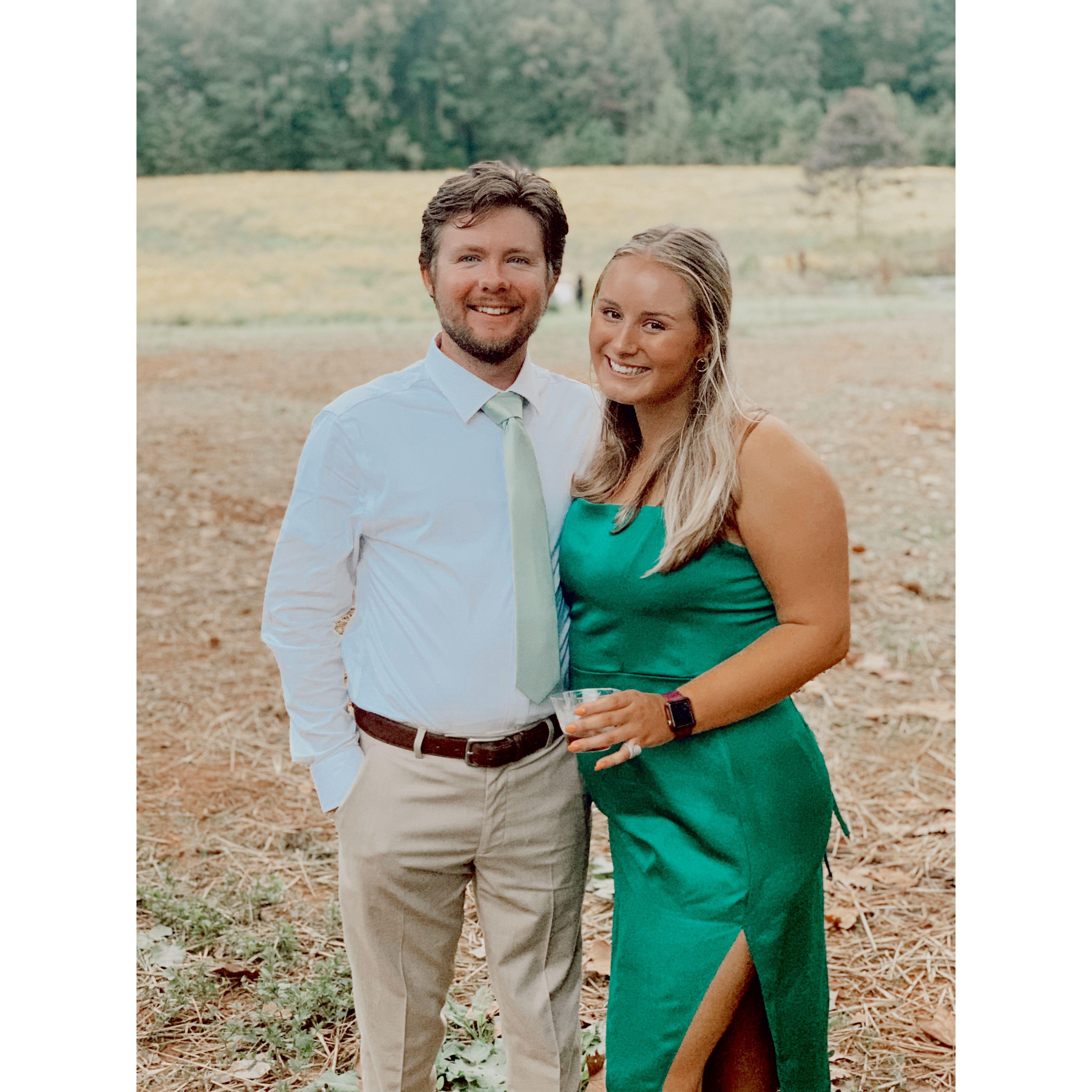 They celebrated Matt’s sister’s wedding in 2020 at the same venue. The Stables at Sturgeon Creek