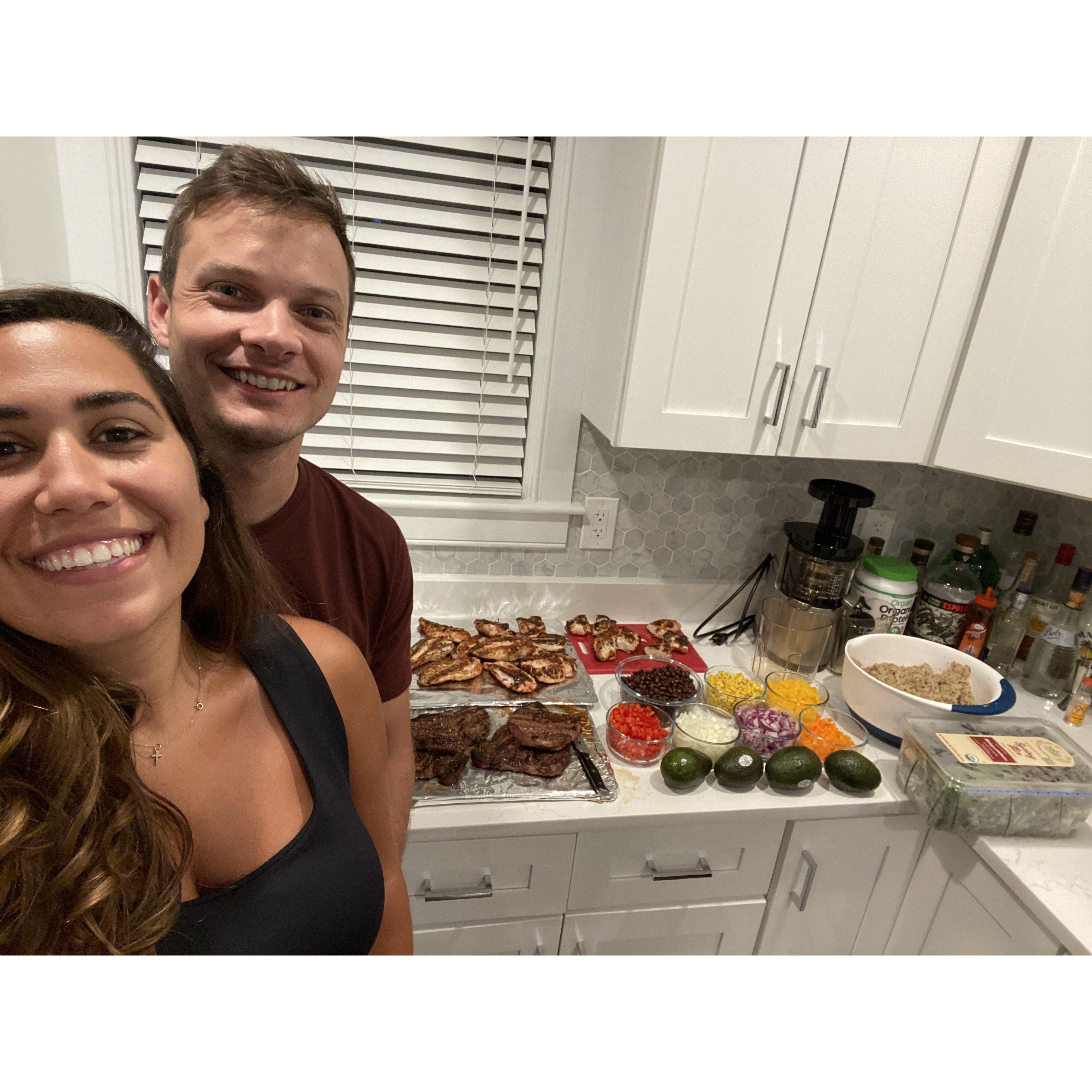 September 2021 — The start of our meal-prepping journey 🥙🥘🥑