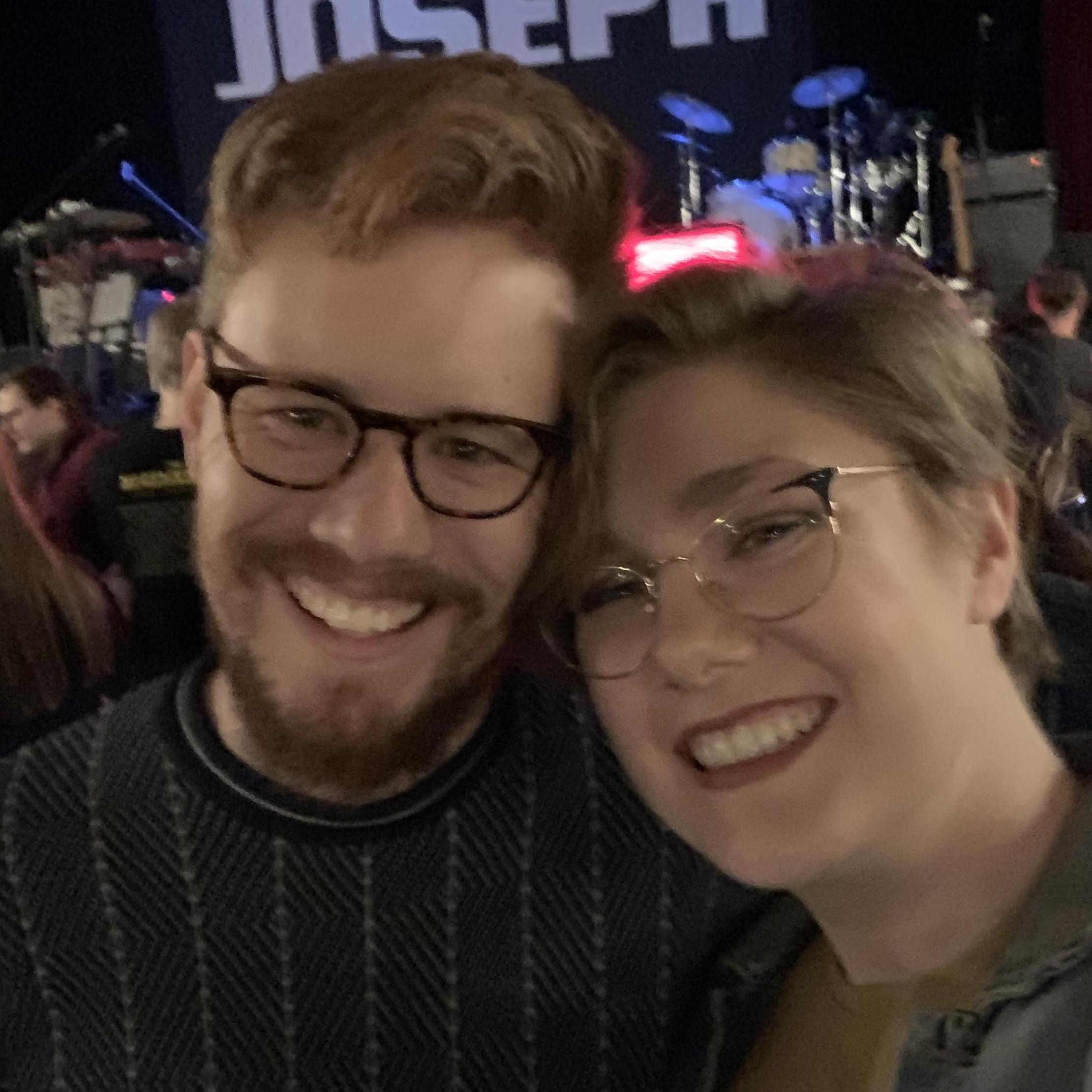 We love live music and had a whole line of concerts planned before the world shut down. So now Dawson listens to Gwen's playlist in the kitchen instead.