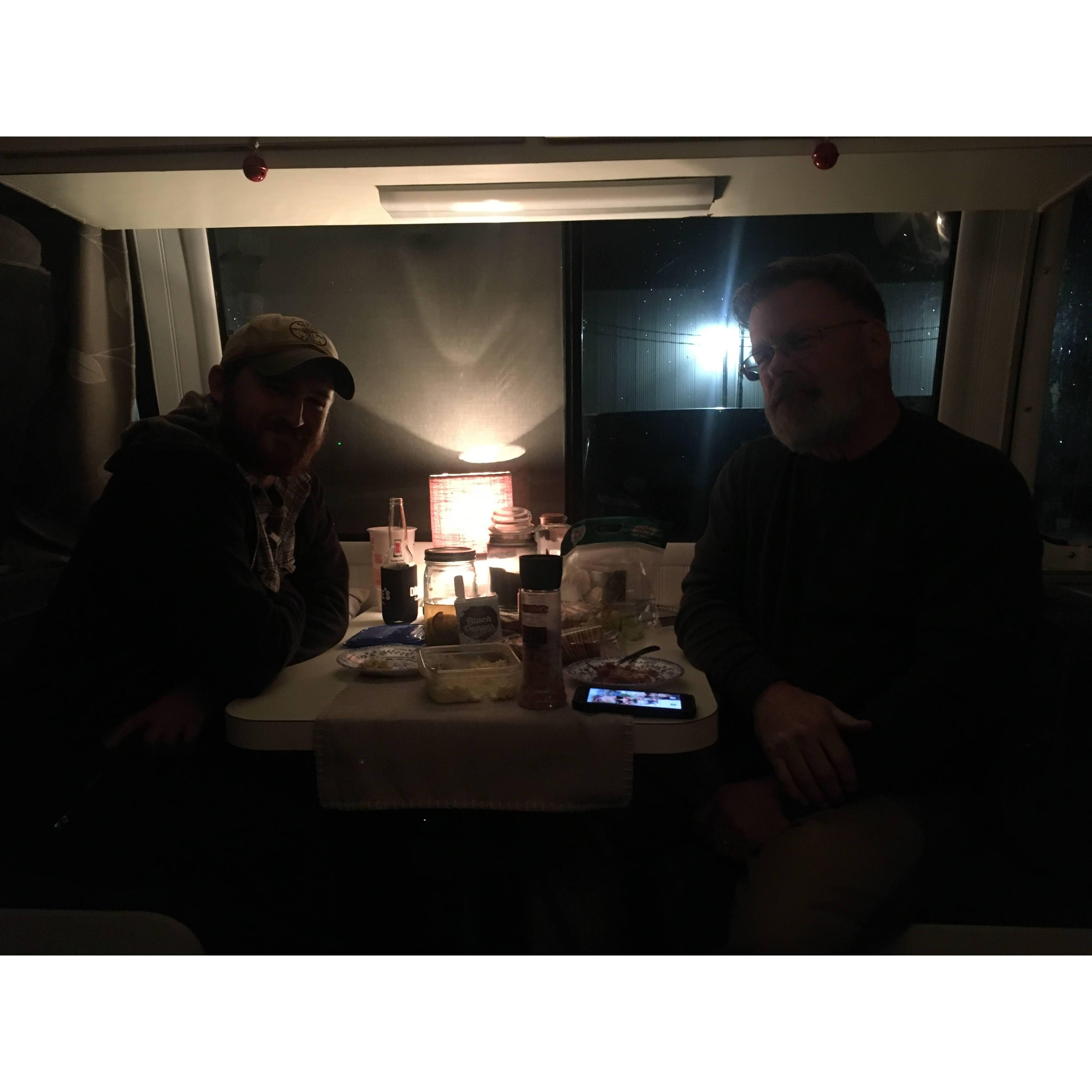 Livin' in Rocky Mount, North Carolina, having coffee with Chris every morning (January 2021)