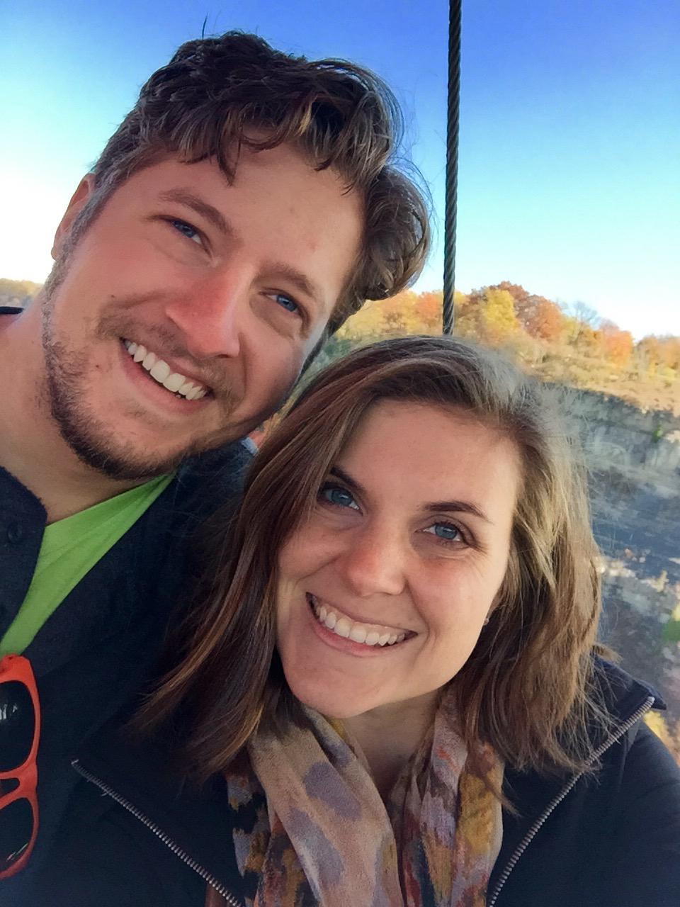 First getaway together! Niagra Falls, October 2015.