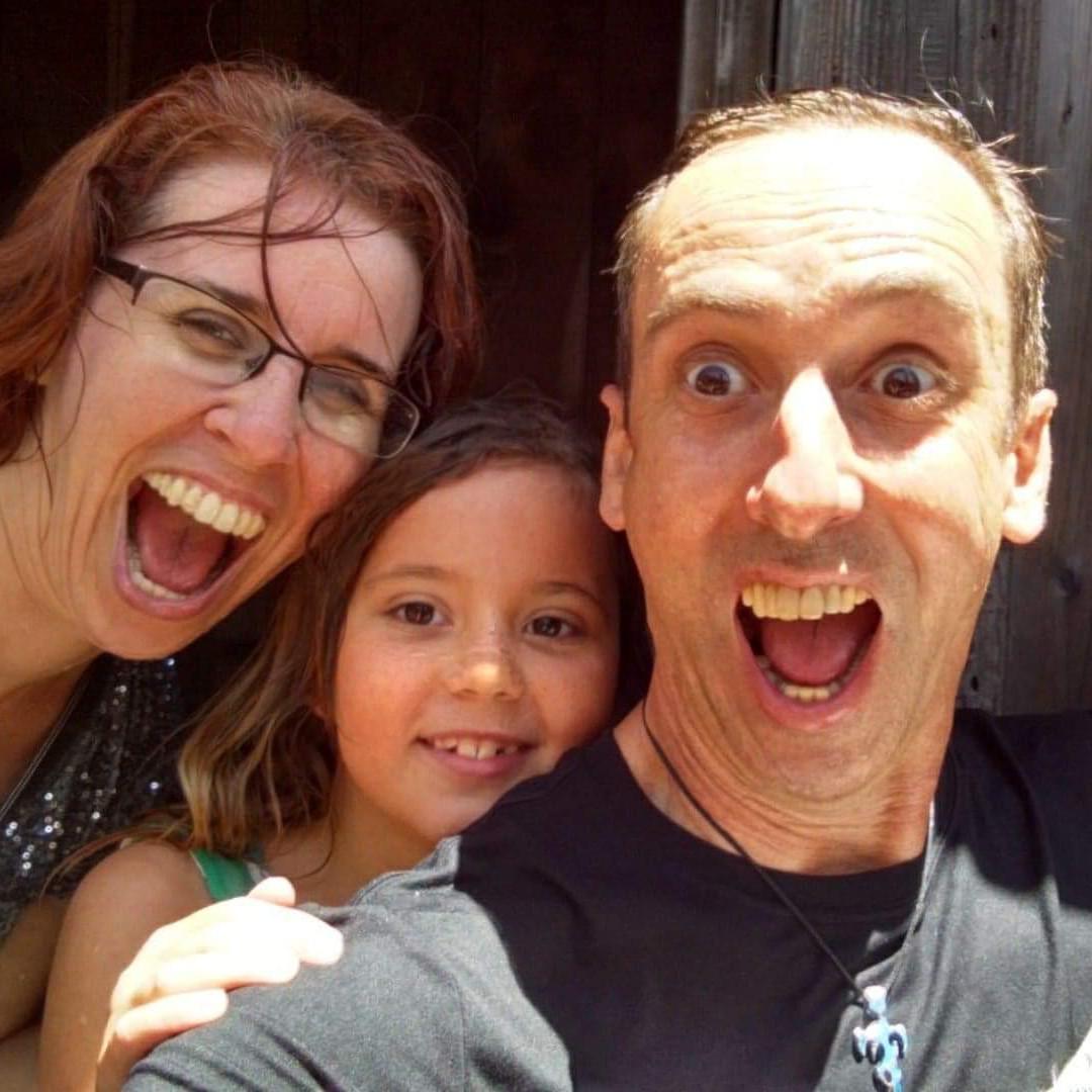 We just got off their log ride. 
How come Audrey is the only one who isn't wet?