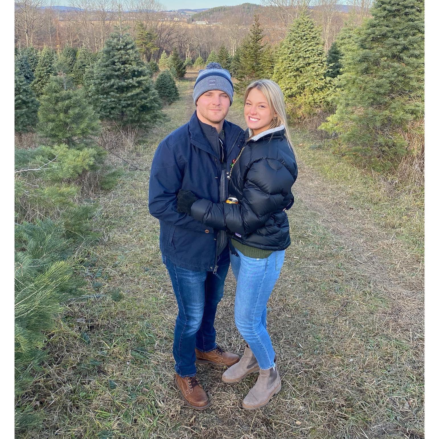 Christmas Tree Hunting with Friends in NY