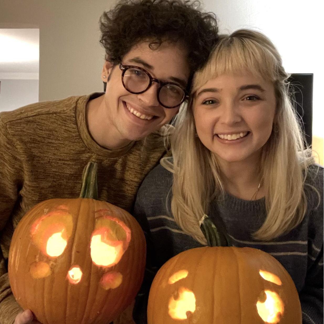 Carving pumpkins 2022