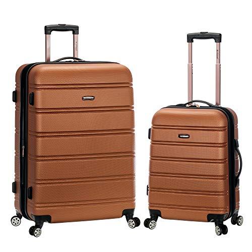 Rockland 20", 28" 2pc Expandable Abs Spinner Set, Brown
