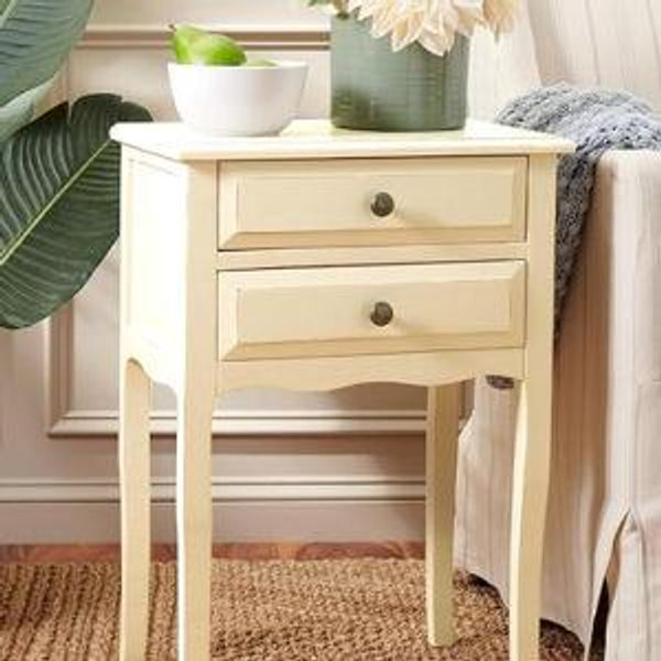 SAFAVIEH Home Collection Lori Barley 2-Drawer End Table