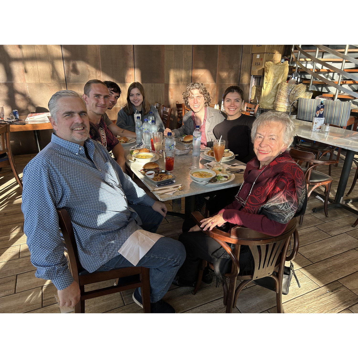 Justin's Family Members and Friends came to meet Ilianushka's Sadie's Grandmother, Babushka!