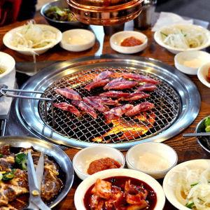Korean BBQ in Seoul