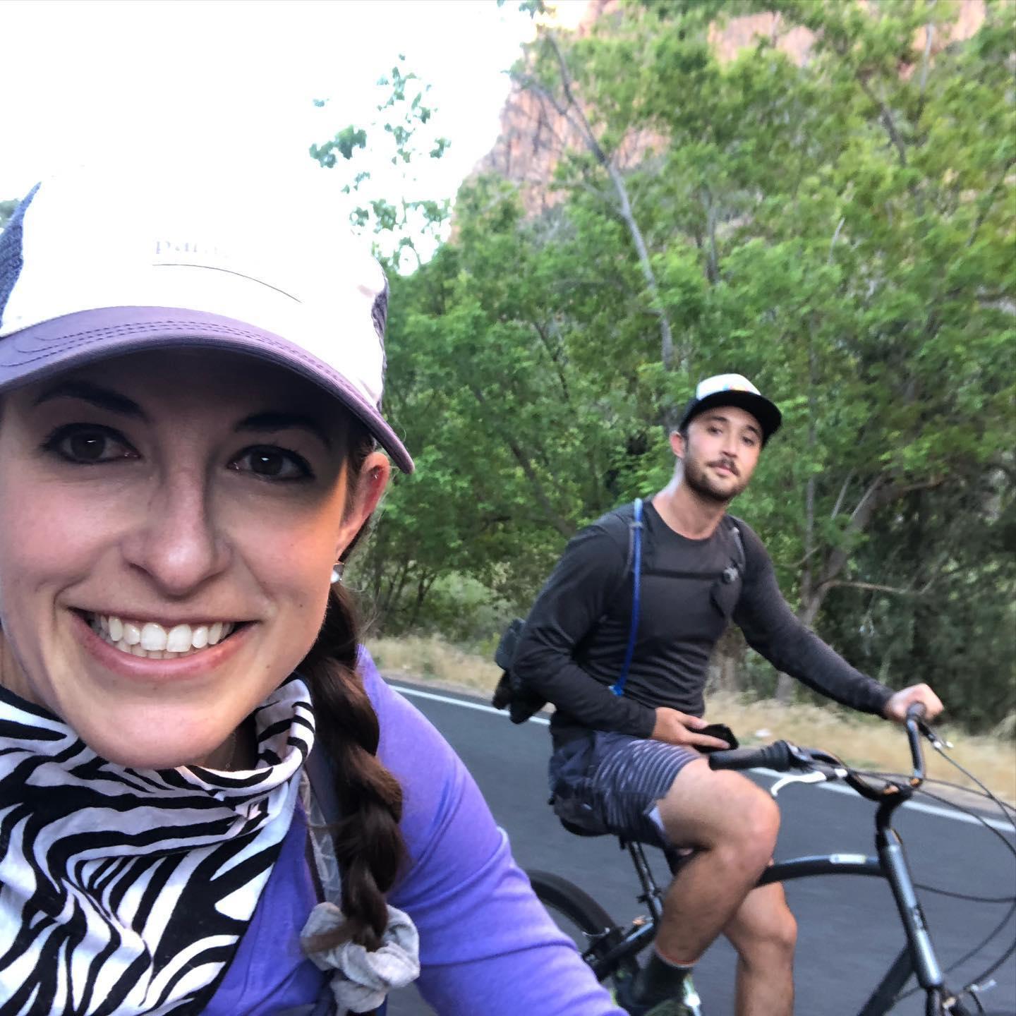 Biking in Zion