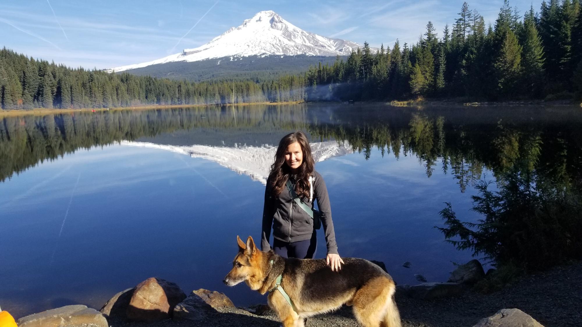 road trip 
Trillium Lake, Oregon