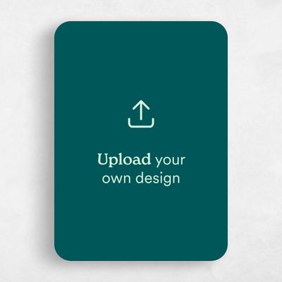 White Rounded Wedding Invitation - Upload your own Portrait