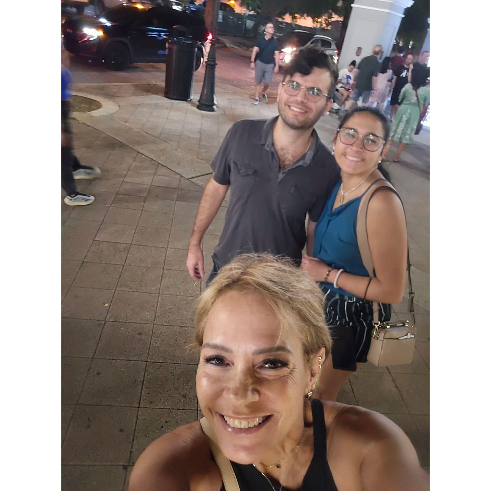 The night we got engaged at Old San Juan, PR