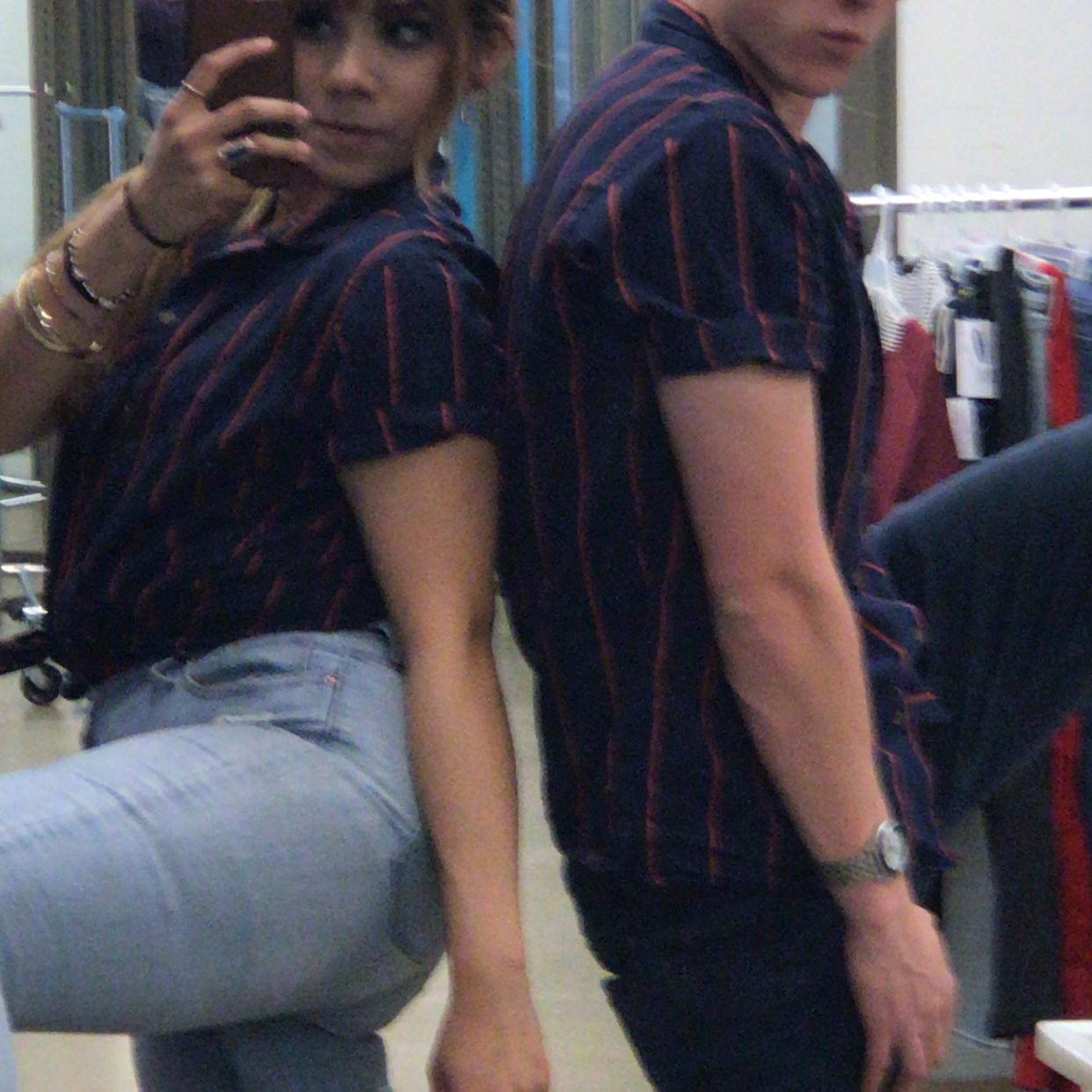 We met at Old Navy in May of 2019. We spent the next several months cautiously flirting, but mainly making fun of each other.