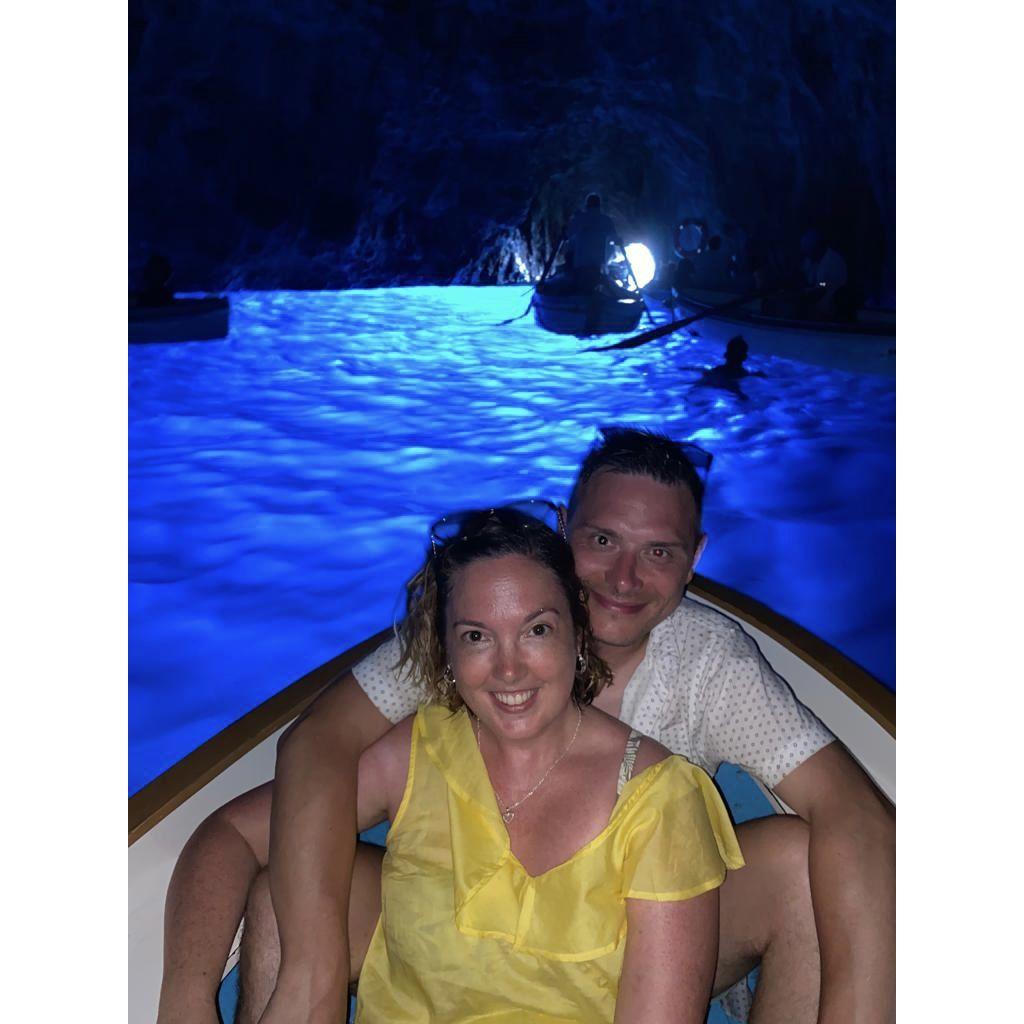 Blue Lagoon Amalfi coast, the day Ian popped the question!