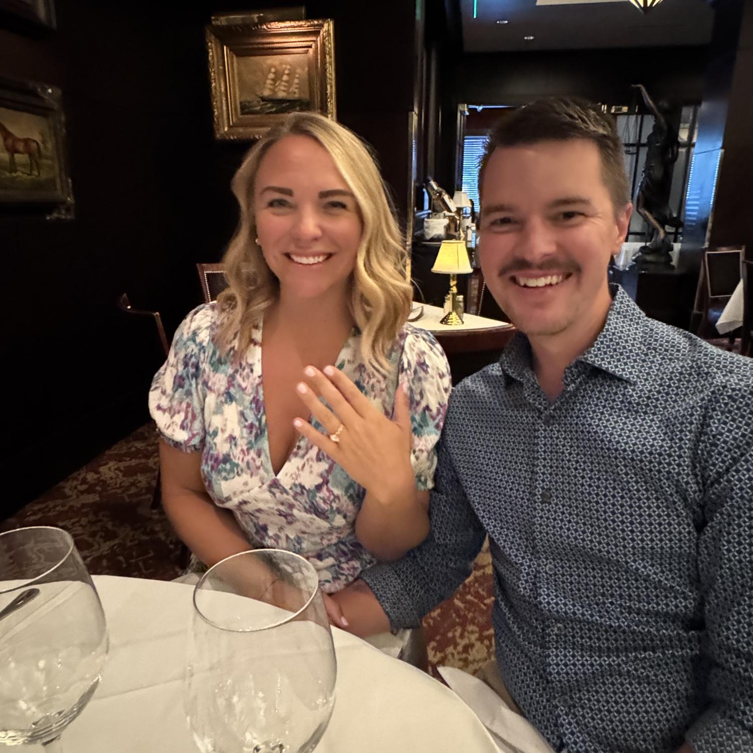 Celebratory dinner.