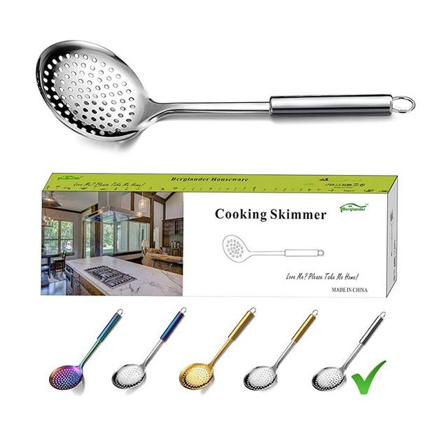 Berglander Skimmer, Stainless Steel Strainer, Cooking Skimmer, Slotted Spoons, Skimmer For Cooking, Strainer Spoon, Skimmer Spoon, Metal Strainer, Kitchen Skimmer