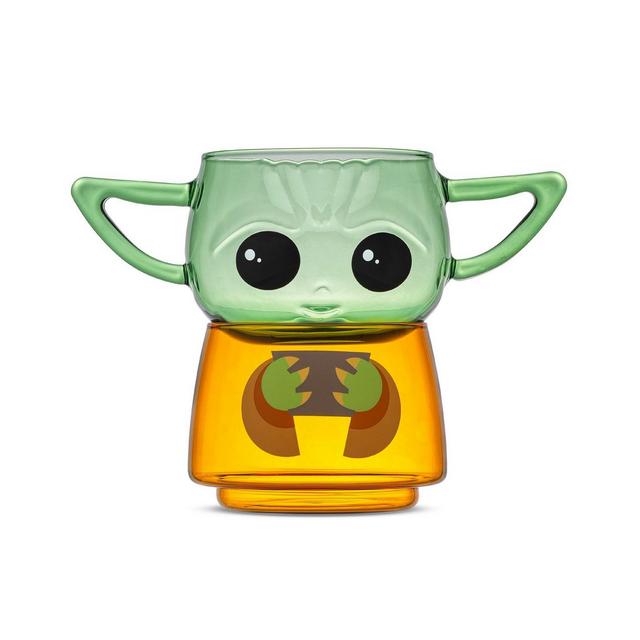 JoyJolt Star Wars Stackable Character Collection Grogu Drinking Glasses