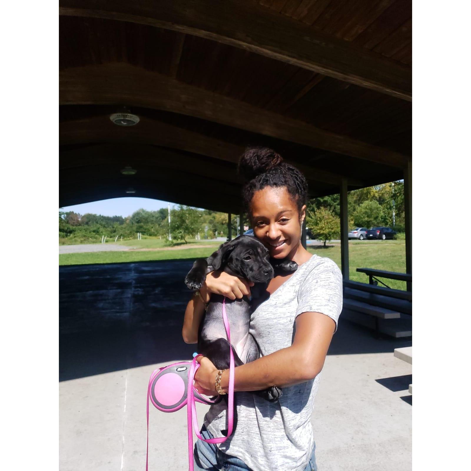 The day we adopted our Dogter Mocha xoxx