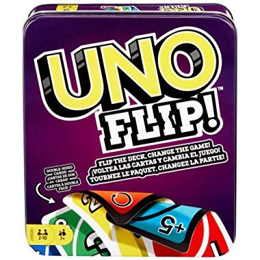 Mattel Games UNO Flip Tin [Amazon Exclusive]