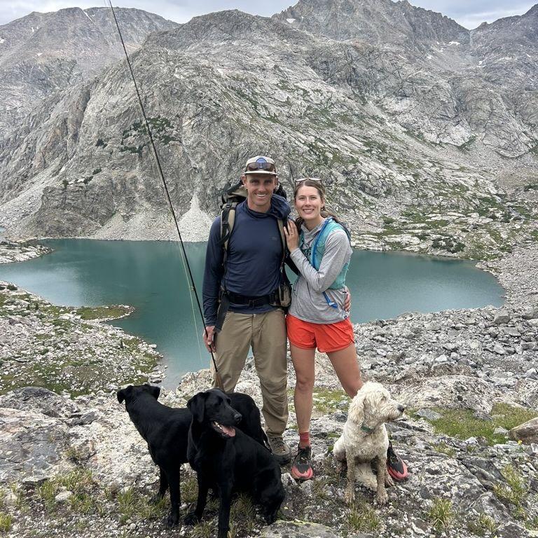 Their first big backpacking trip together in the Wind River Range in WY Summer '25.