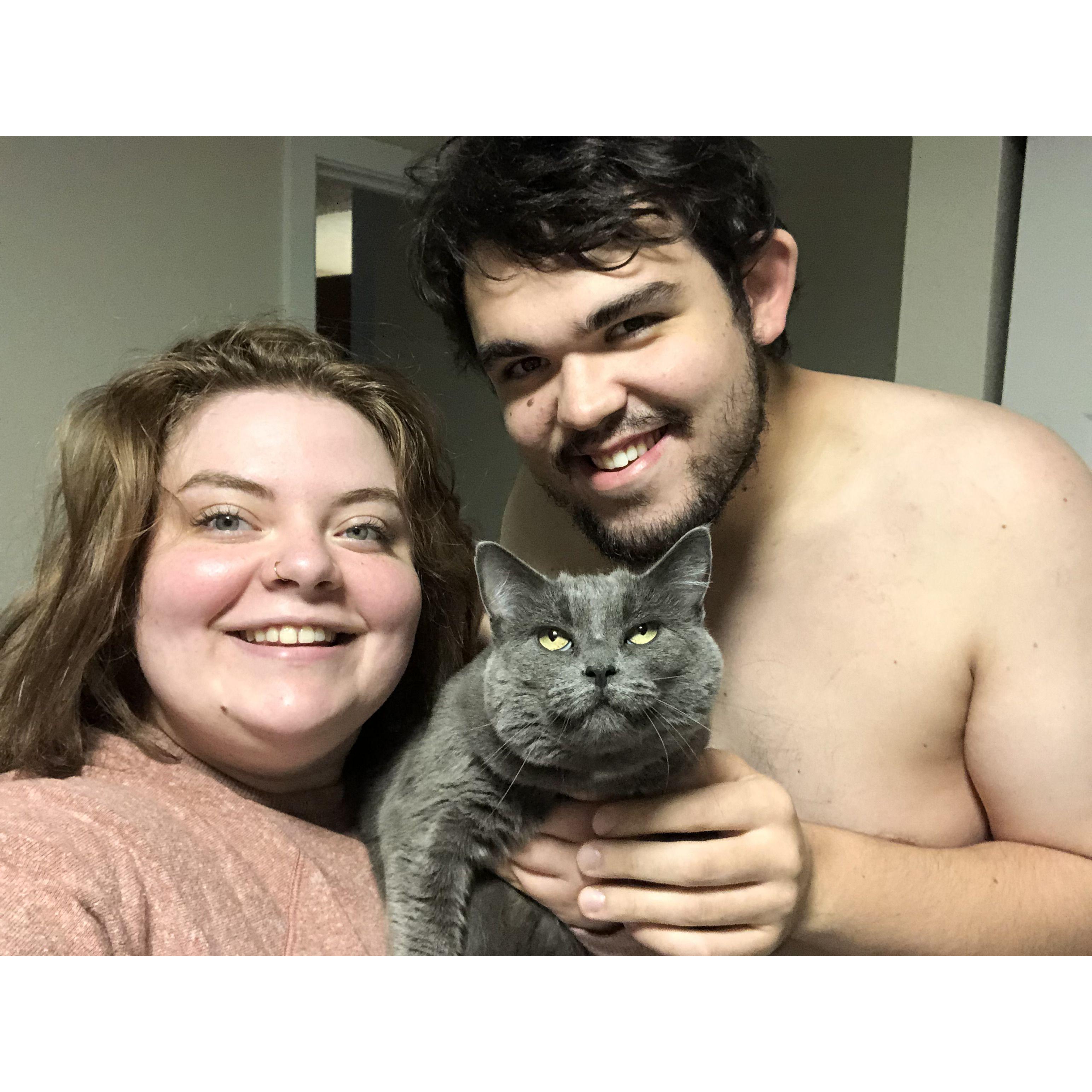 September 2018 we adopted Torah - our very sassy cat. She was very excited to be adopted.