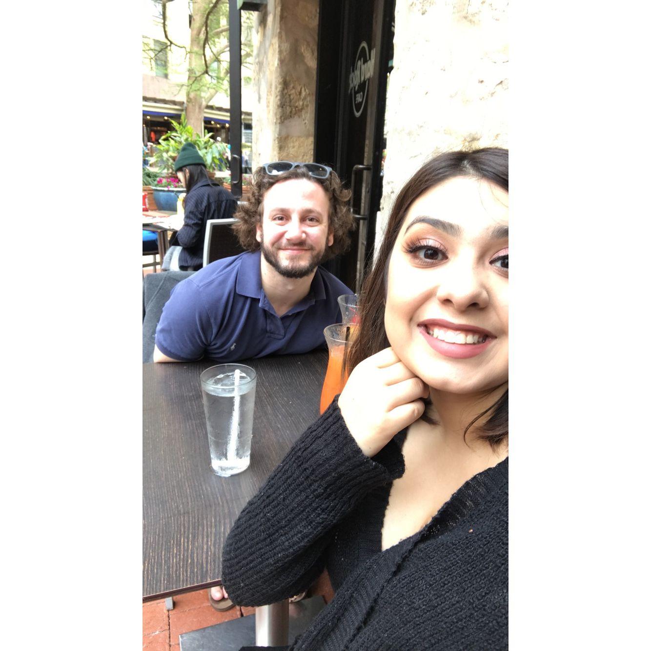 San Antonio Trip in March 2019. Elizabeth was sick with the flu this trip and didn't even know it!