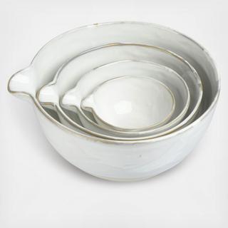 4-Piece Stoneware Batter Bowl Set