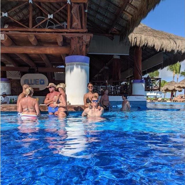 Sav and Rob in Mexico