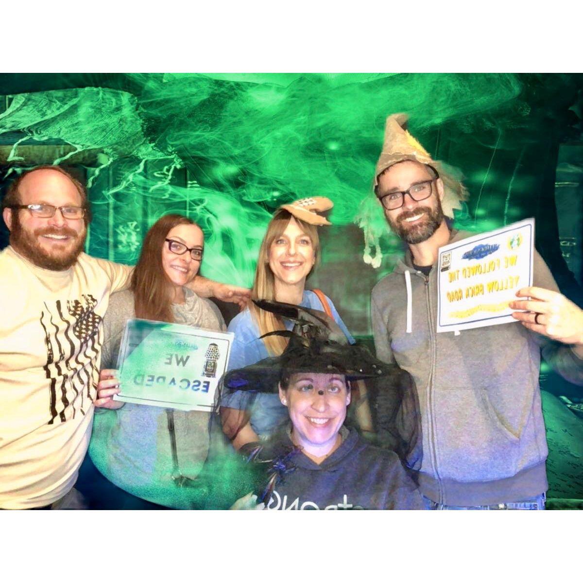 Escape room with the Joynt siblings. February 2023.