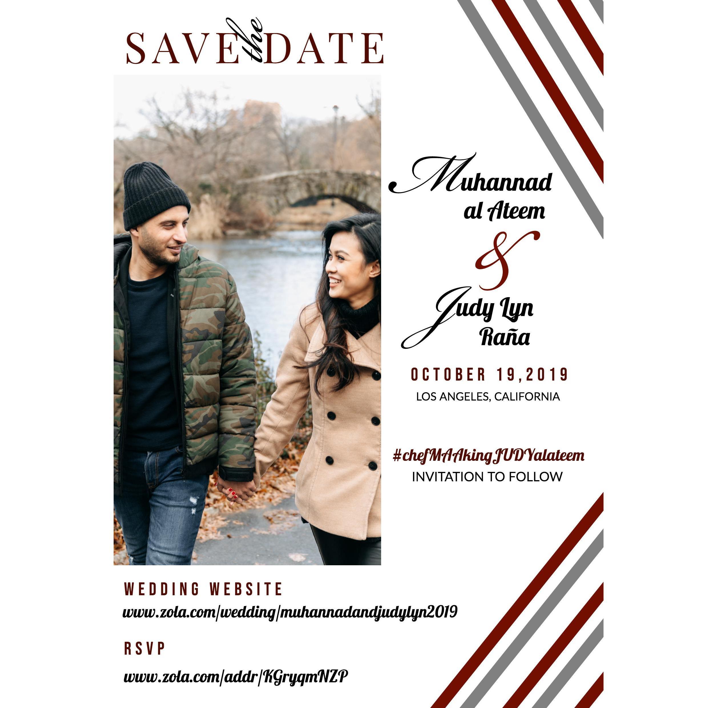 Save the Date Photo