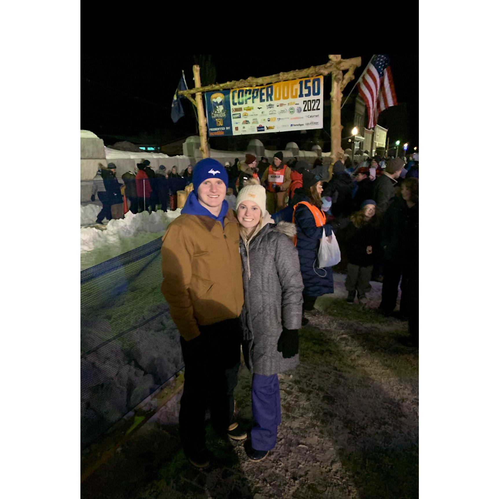 Us at the Copper Dog in Copper Harbor, 2022