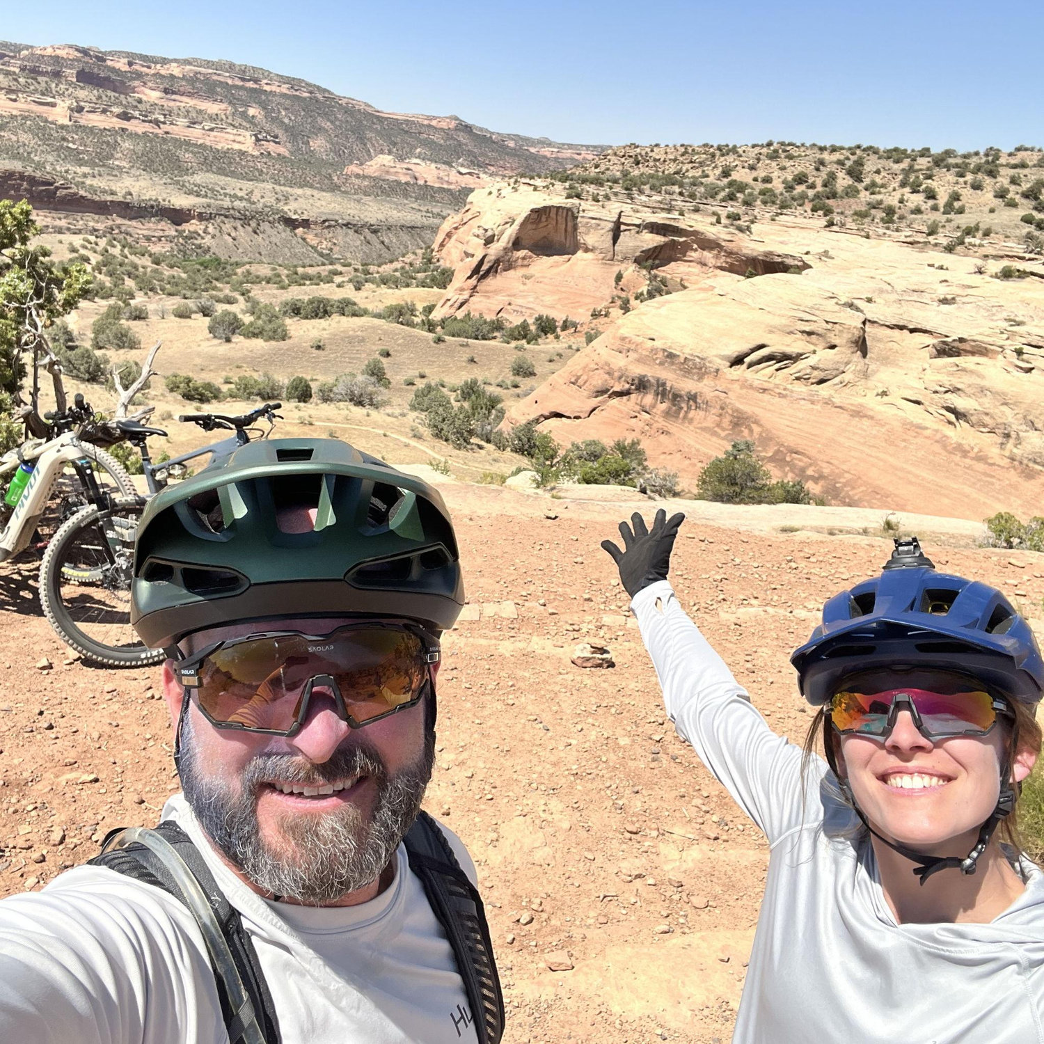 E-bikes through the desert!