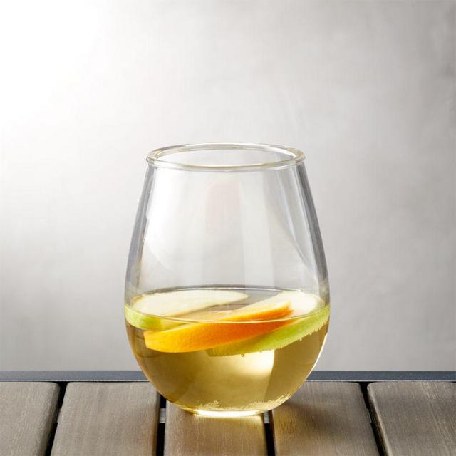 Crate & Barrel | Acrylic Stemless Wine Glasses