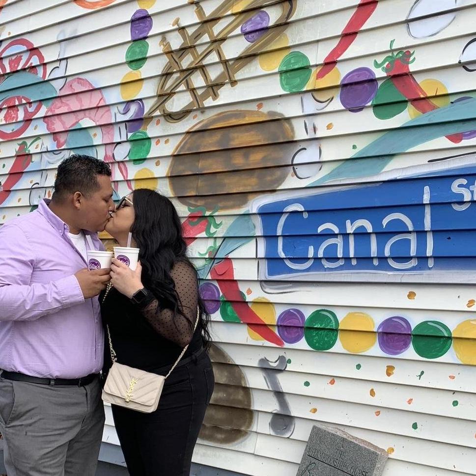 Visiting our favorite place for the first time together; the Crescent City. We enjoyed our beignets, Rockafeller oysters and dancing to the music of the city on Bourbon st.