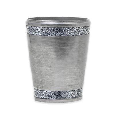 India Ink Omni Wastebasket in Pewter
