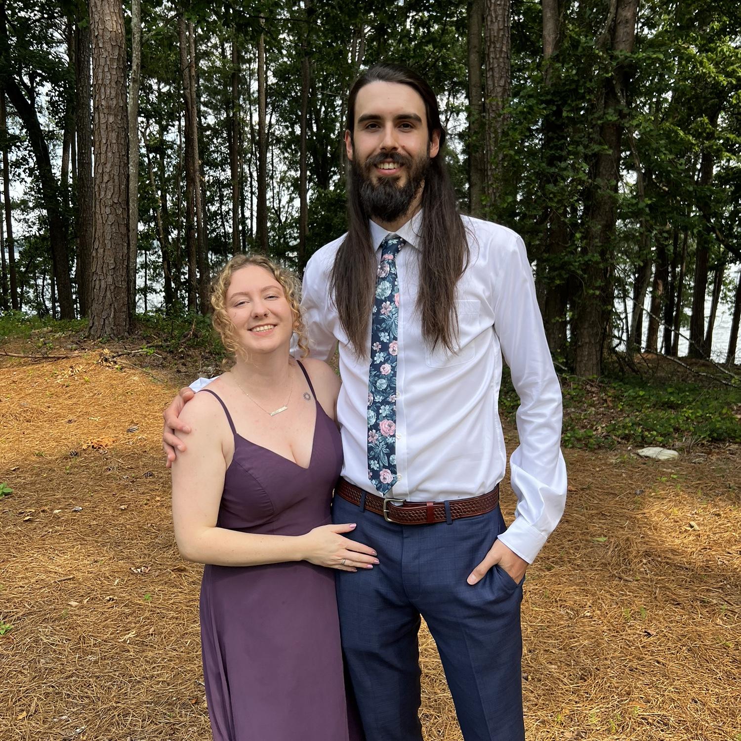 At Bryson's sister's Georgia wedding  in June 2024
