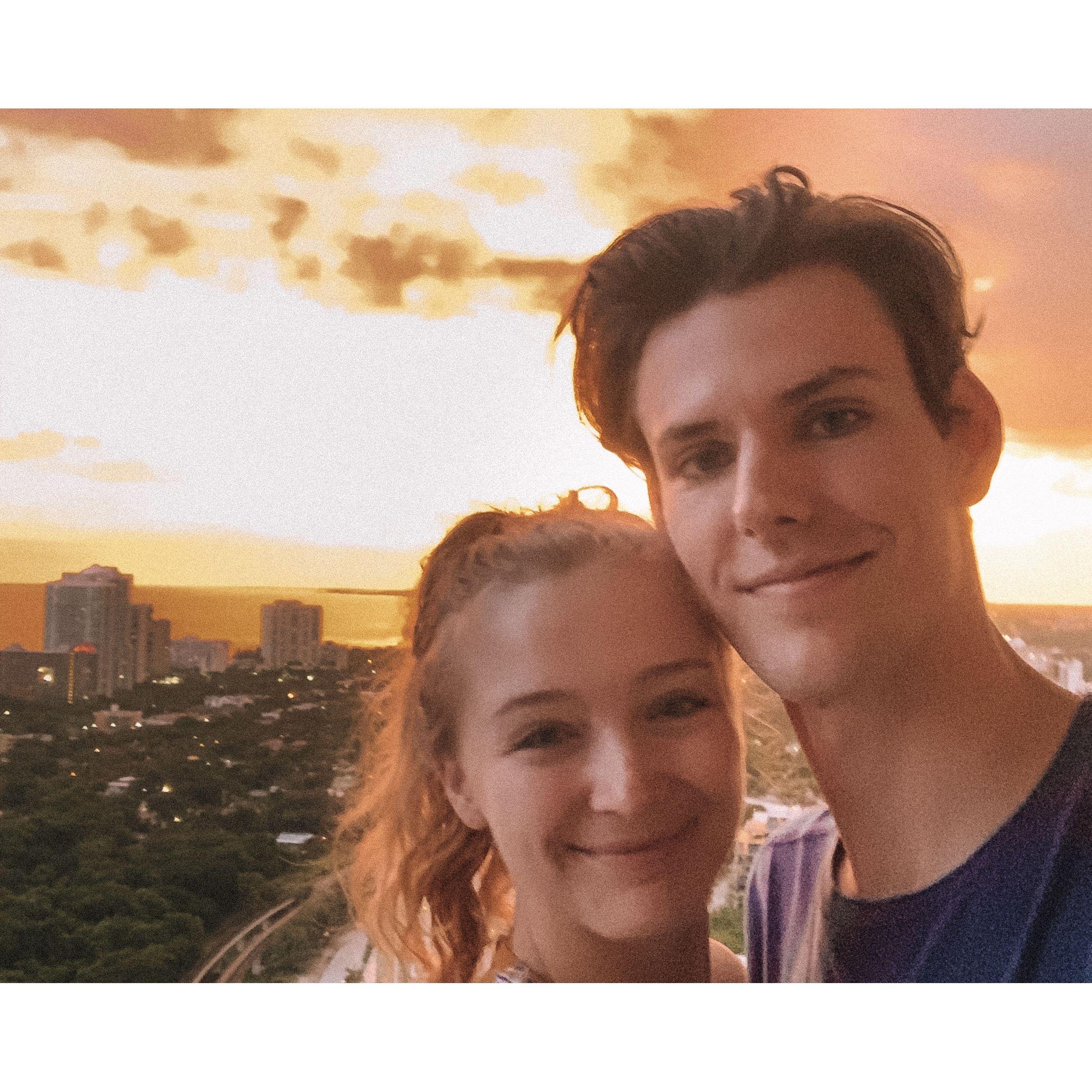 Moving into our first apartment in Miami