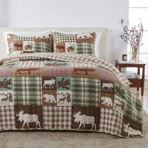 Rustic Woodland Quilt Set with Shams - Macy's