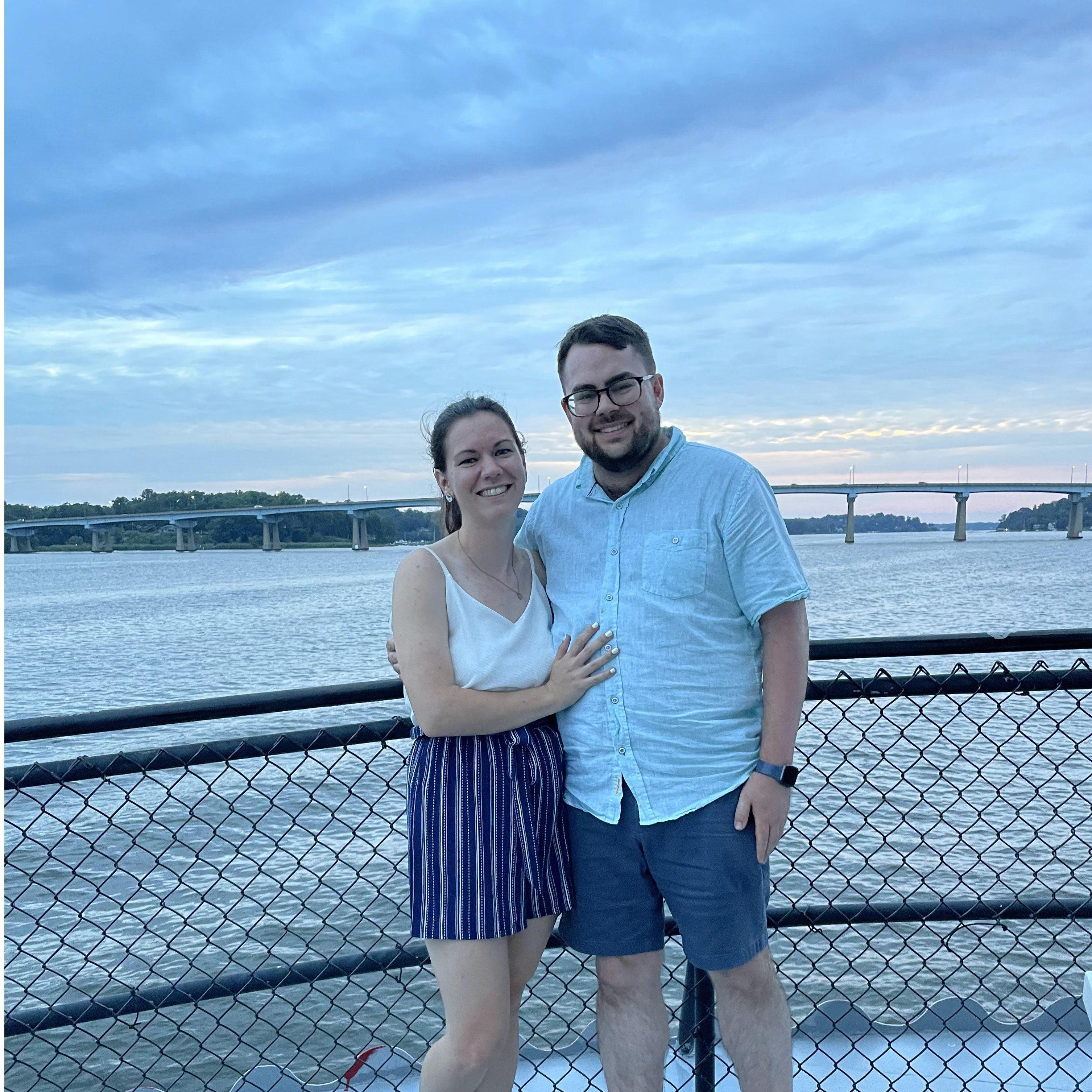 Sunset cruise on the Chesapeake Bay
