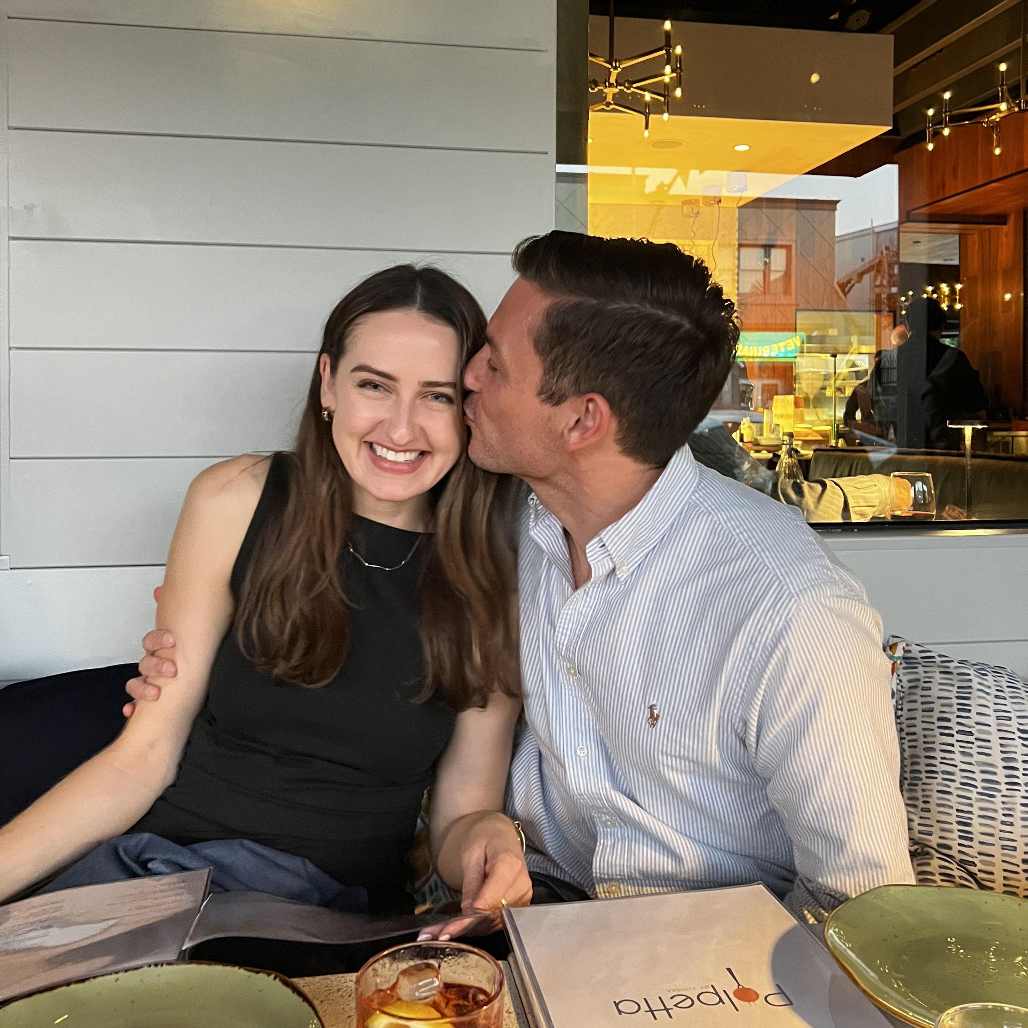 We first said 'I love you' on Christina's 27th birthday.