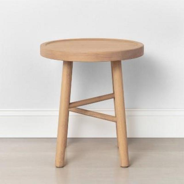 Shaker Accent Stool Natural - Hearth & Hand™ with Magnolia