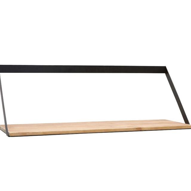 Trenton Shelf, Aged Wood & Iron, 36"W x 12" D