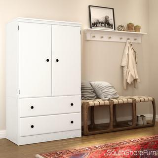 Morgan 2-Door Armoire with Drawers