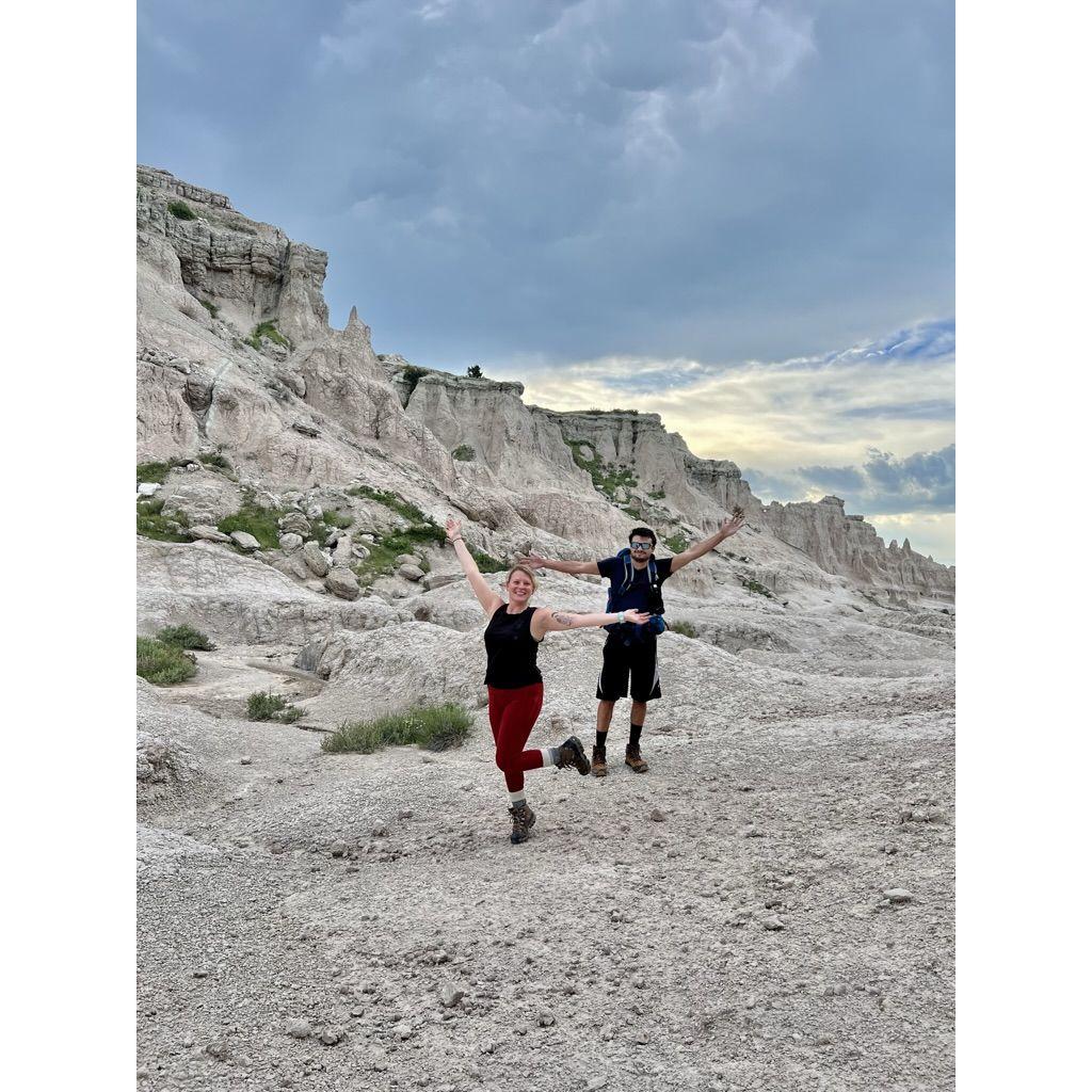 Badlands National Park during our cross-country roadtrip