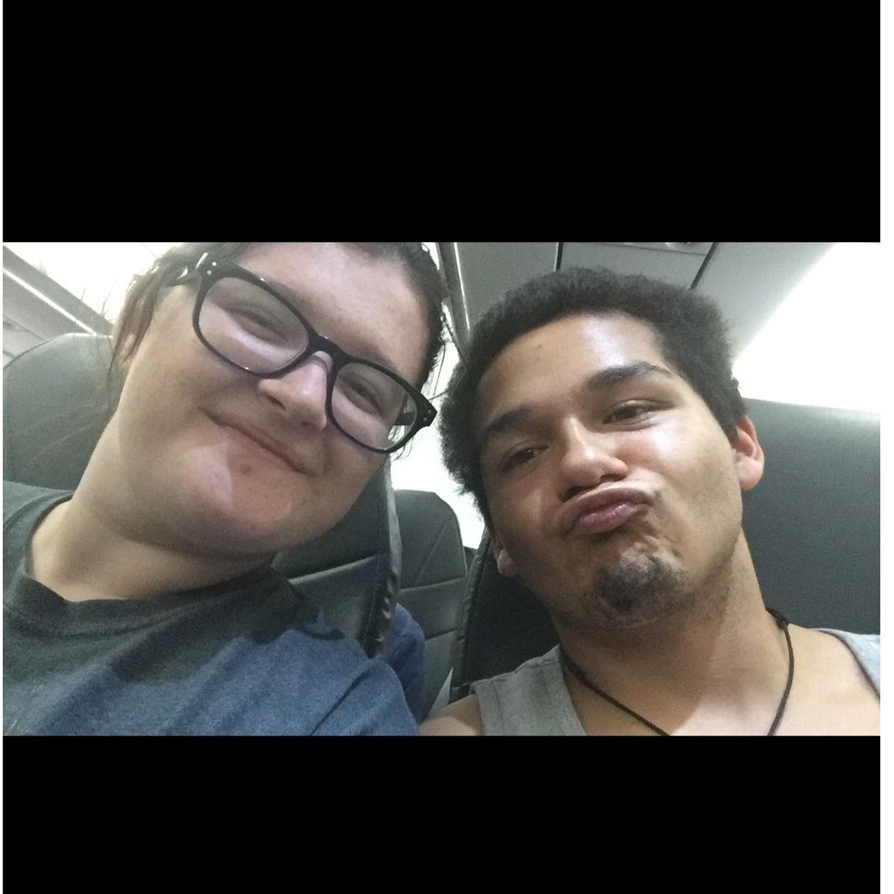 Laurenzio's First plane flight (trip to Oregon to see Hailey's dad) 2019