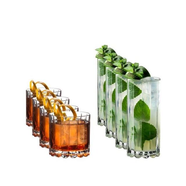 RIEDEL DRINK SPECIFIC GLASSWARE ROCKS & HIGHBALL SET