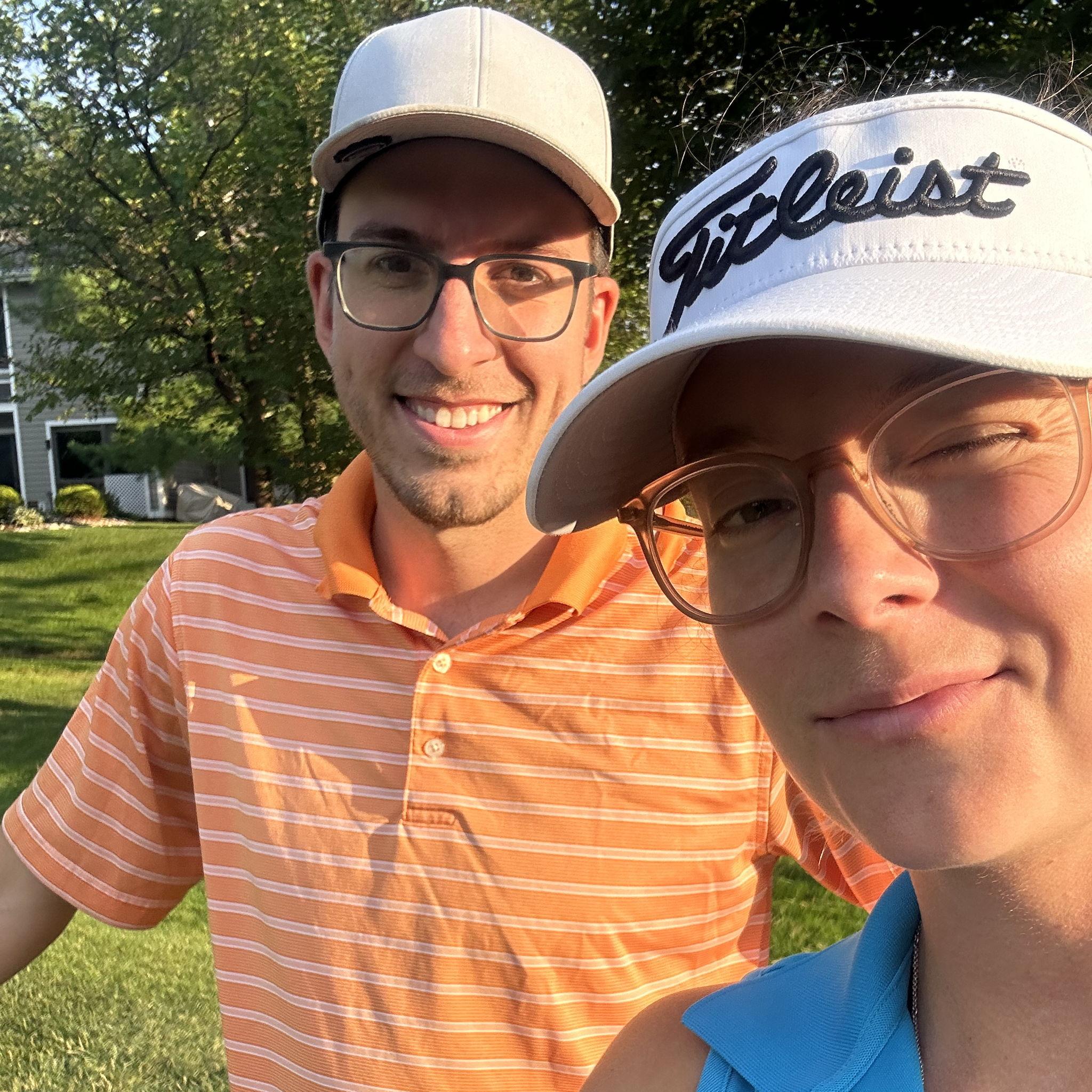 GOLF. Timarie can't wait to break 100.