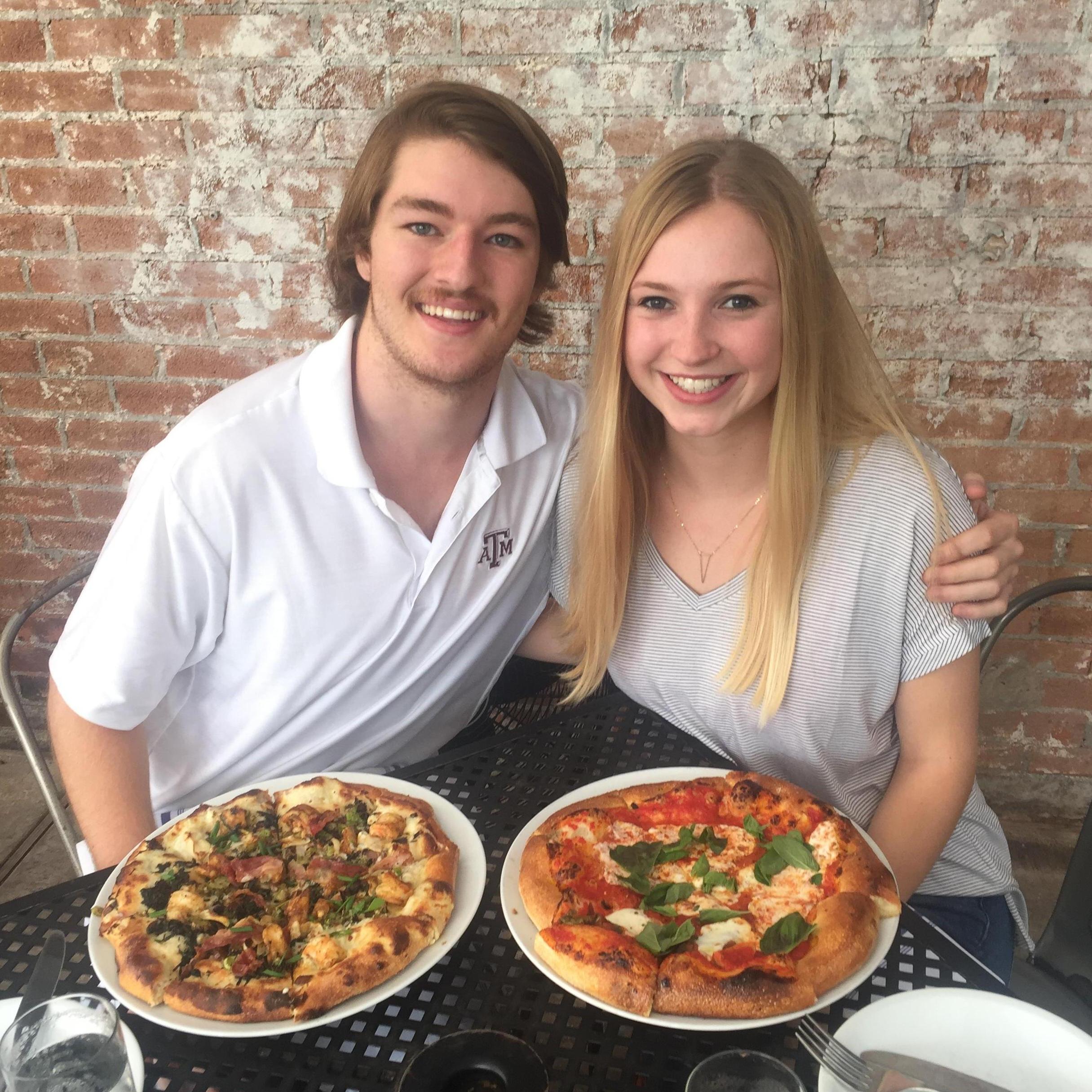 One of Our first official dates. Dinner at my favorite restaurant- Coltivare and an Astros game. 2015