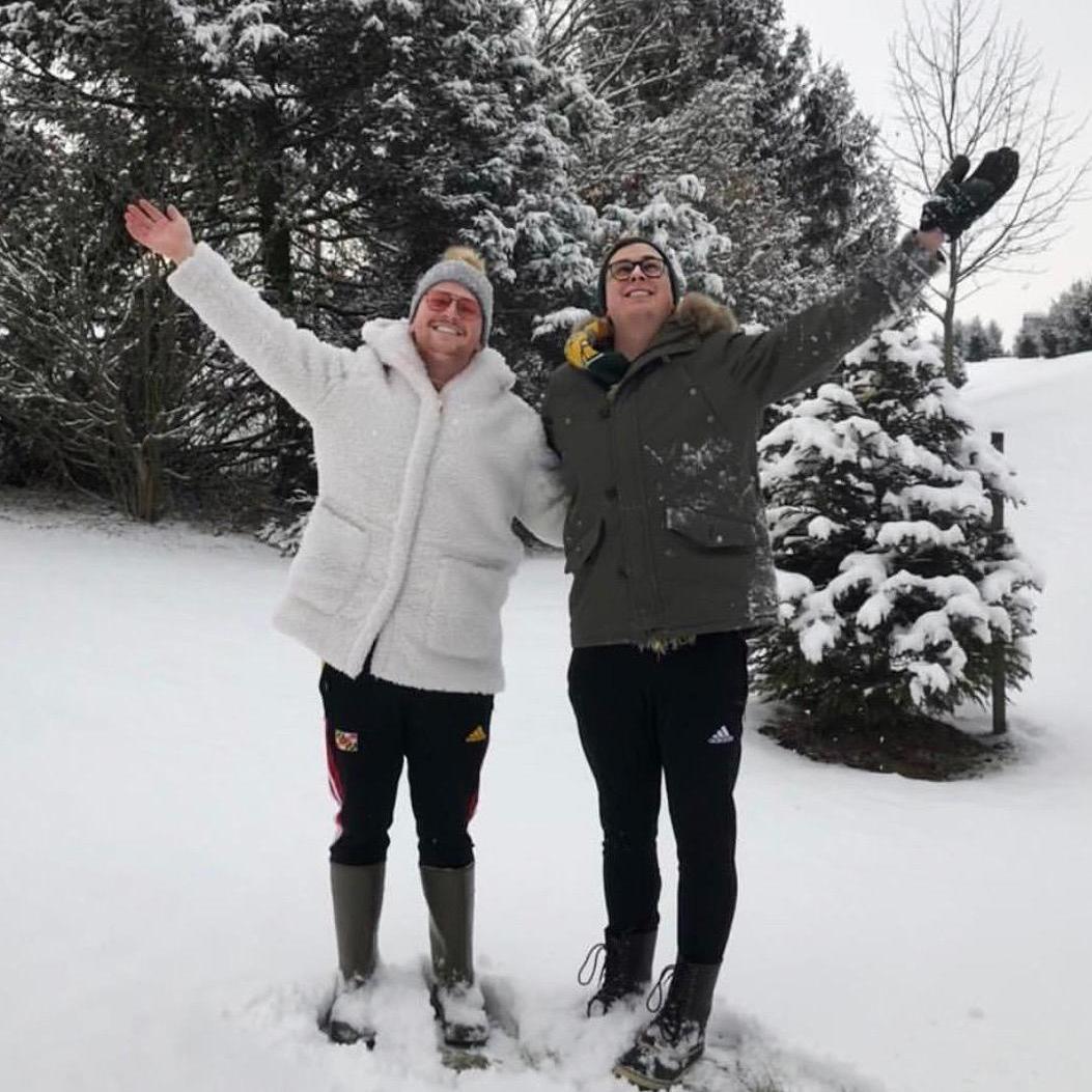 Living in a winter wonderland!