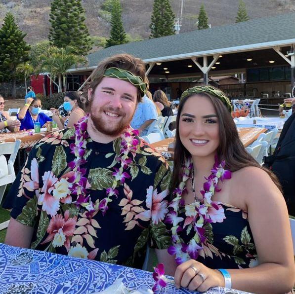 Luau in Hawaii- We're matching!